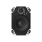 Kappa 462.11cfp - Black - 4" x 6", two-way, coaxial, custom-fit plate speaker system - Front